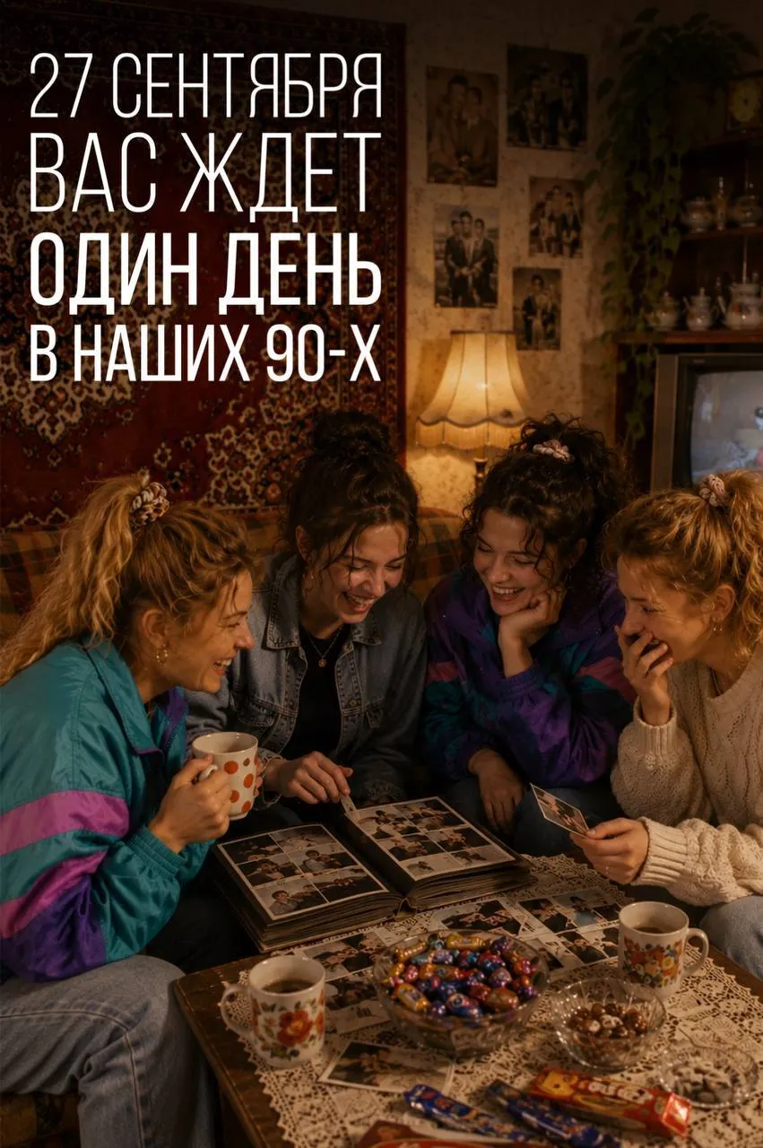 Праздничный девичник IMOM’S «Один день в коммуналке 90-х» 🔥