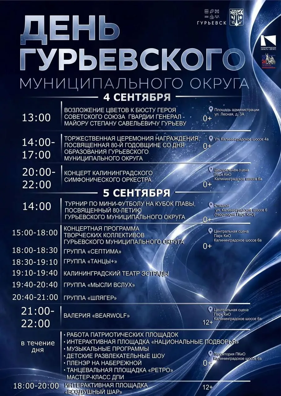 празднование Дня Гурьевского муниципального округа
