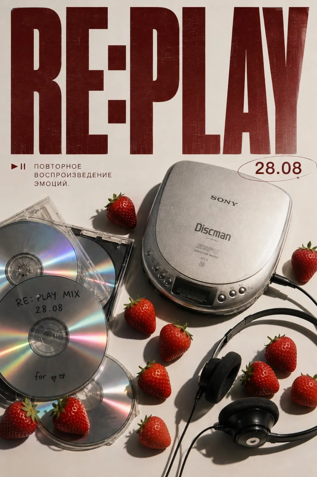 RE:PLAY — кнопка повторного воспроизведения эмоций